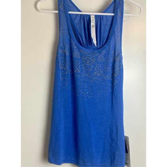 Lululemon NWT size 6 blue silver bullet SL tank top - Picture 3 of 10